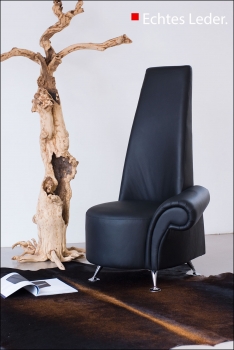 Highback leather chair